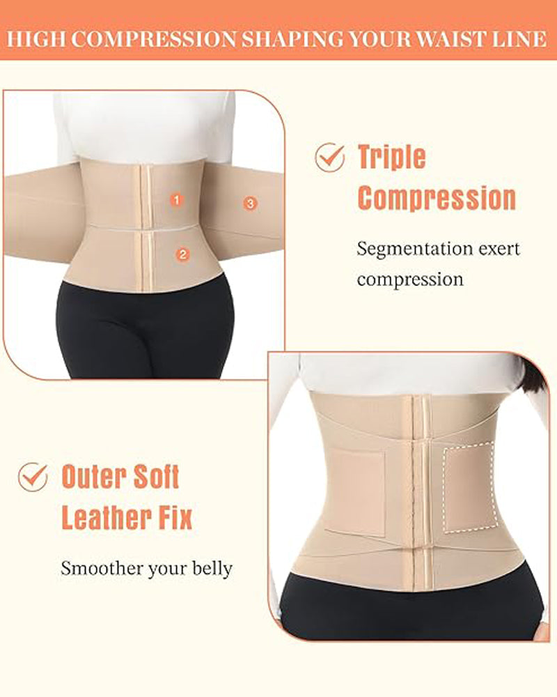 Hourglass Waist Trainer with Firm Support - By Qivii