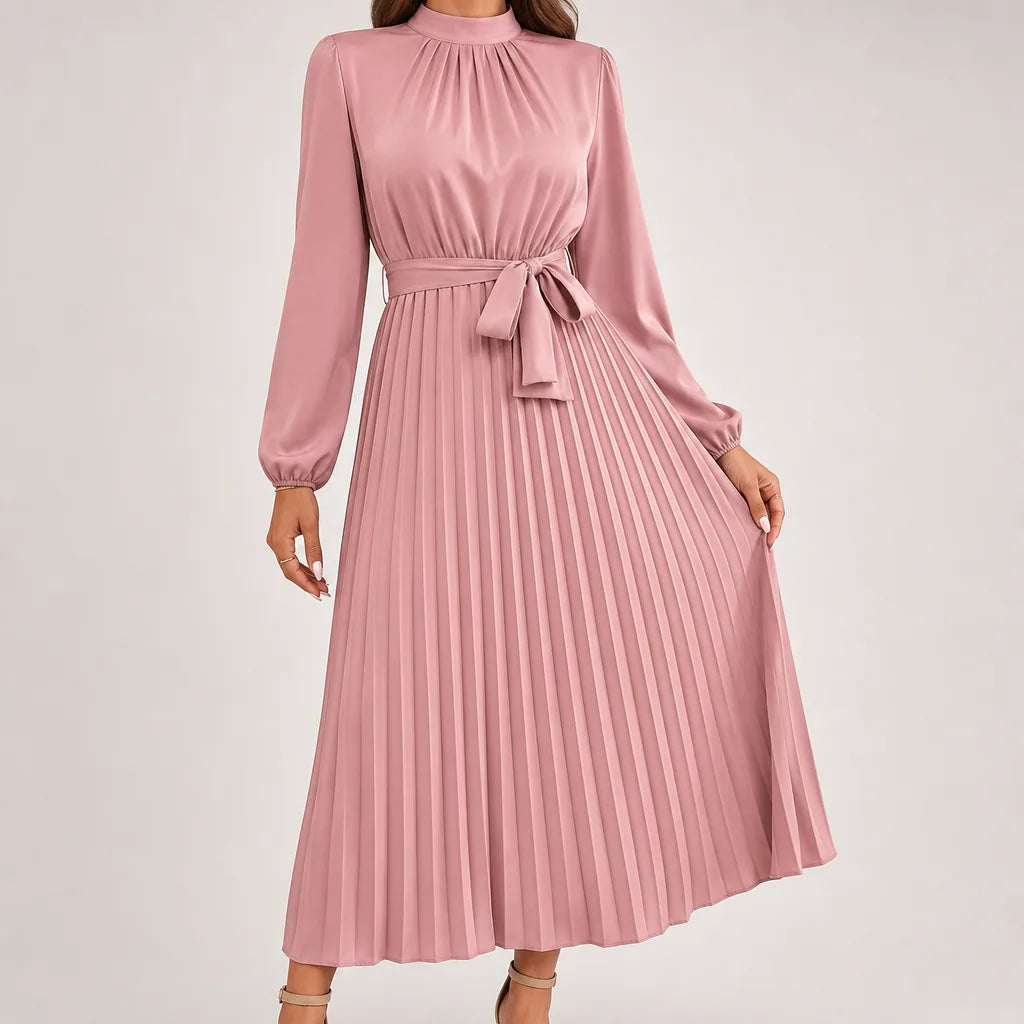 Beatrix | Womens Fall Long Sleeve Wedding Guest Maxi Dress