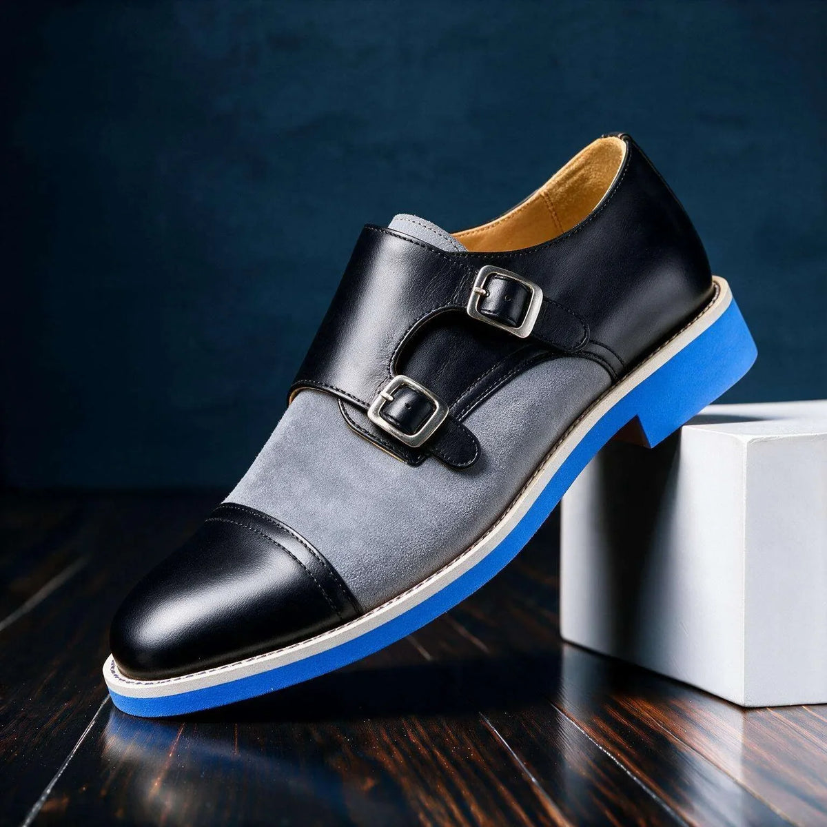 Beaumont Double Monk Straps - By Qivii