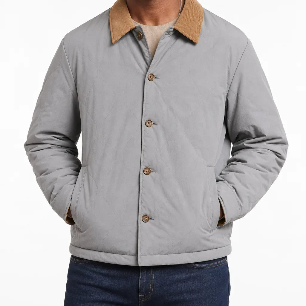 Beckett | Mens Fall Quilted Collar Jacket