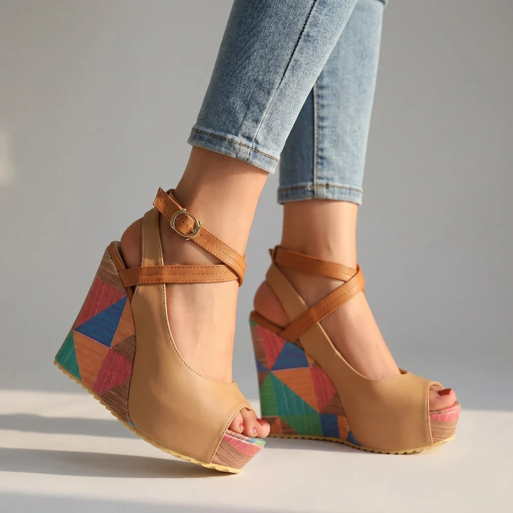 Abby Wedge Sandals