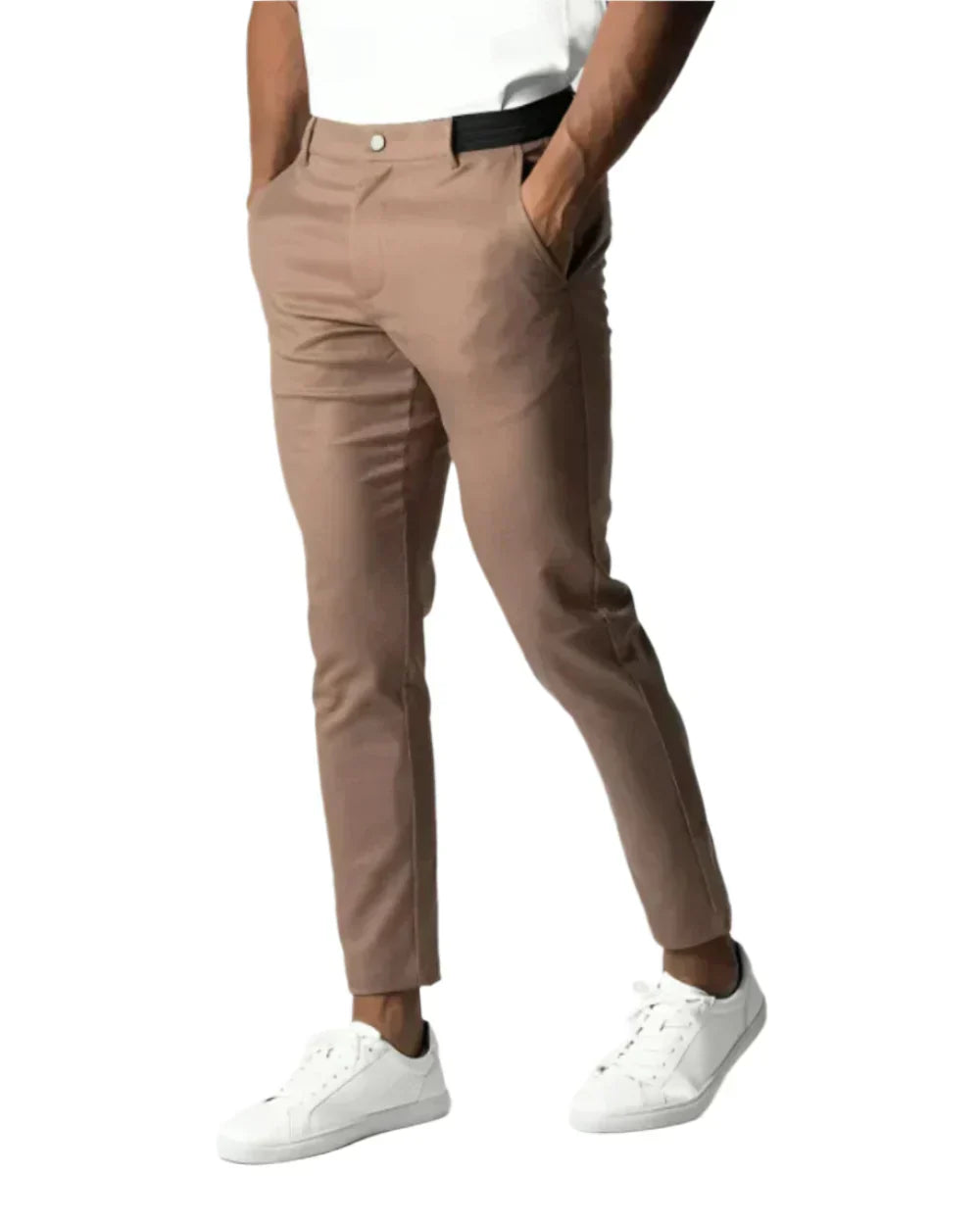 Elastische Chino Broek - By Qivii
