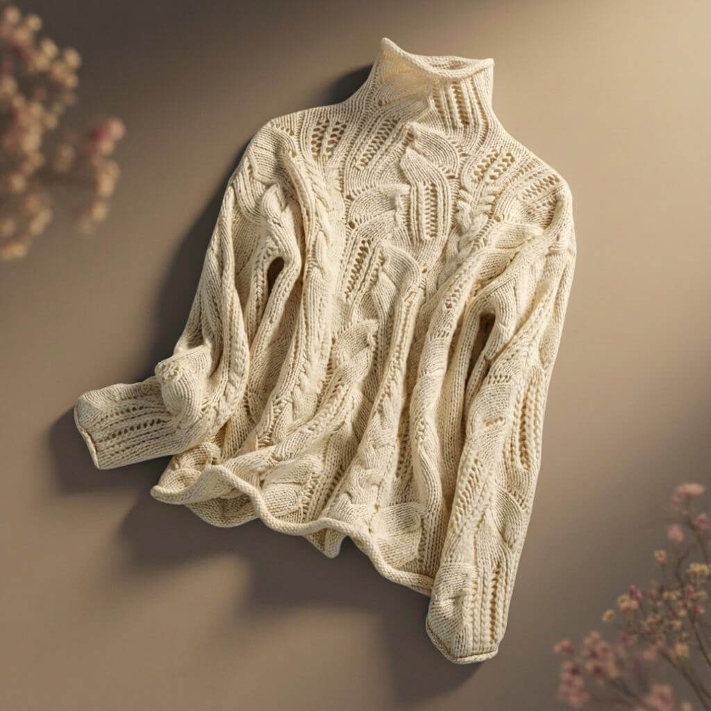 Nora Knit Merino Sweater - By Qivii