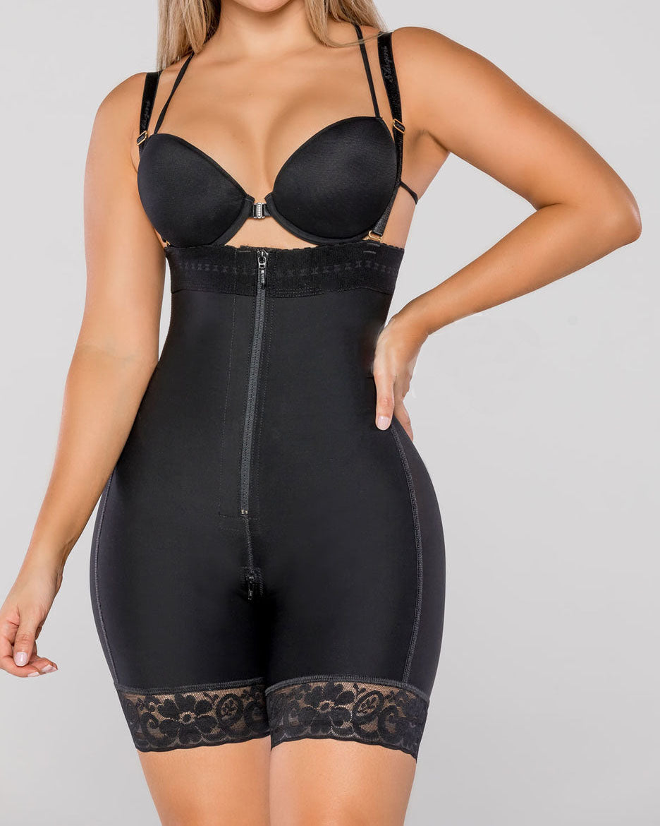 Shapshe® Women's Invisible Strapless Shapewear Shorts Fajas High Waist Zipper Shorts - By Qivii