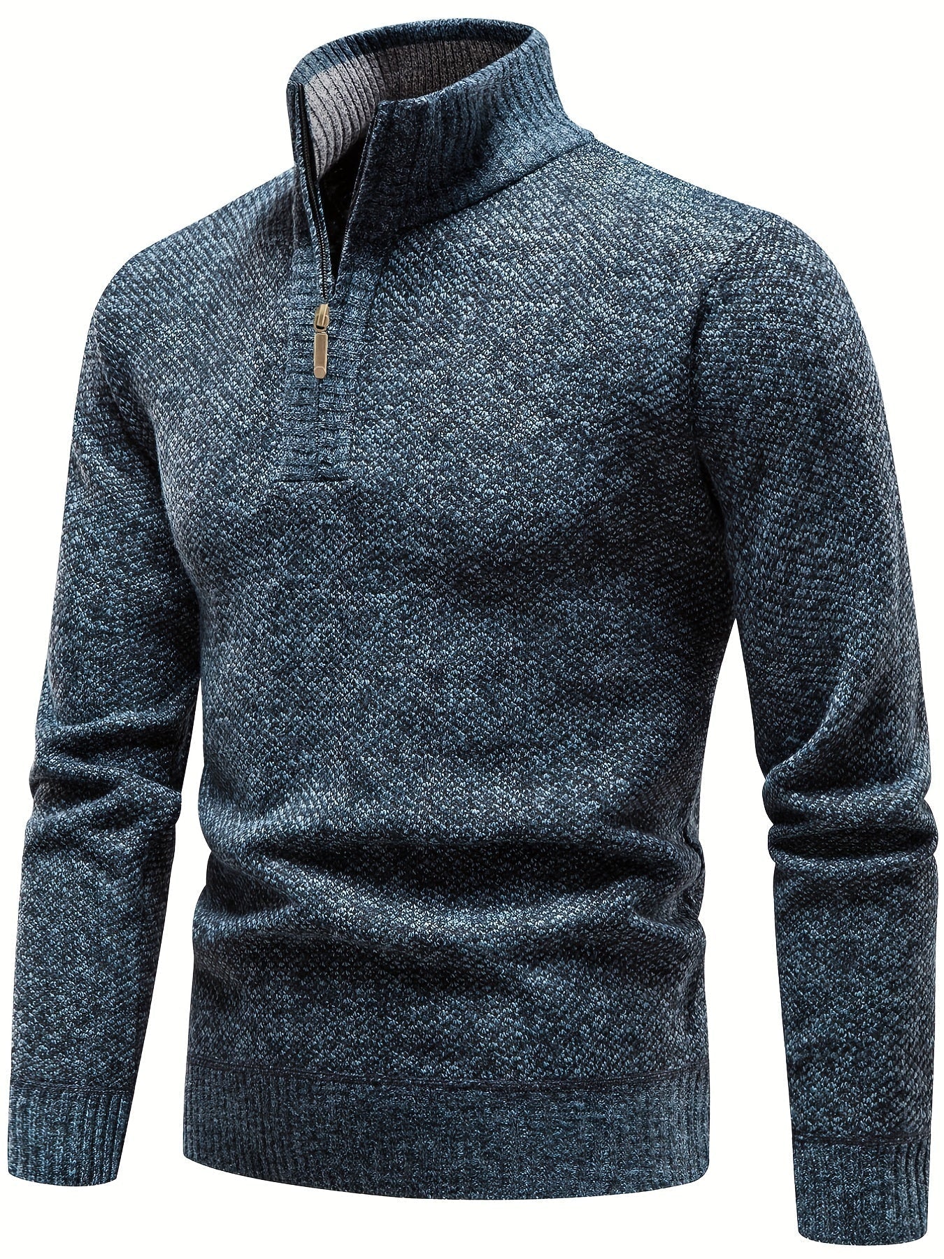 Ethan™ - Stijlvolle Casual Half-Zip Trui - By Qivii