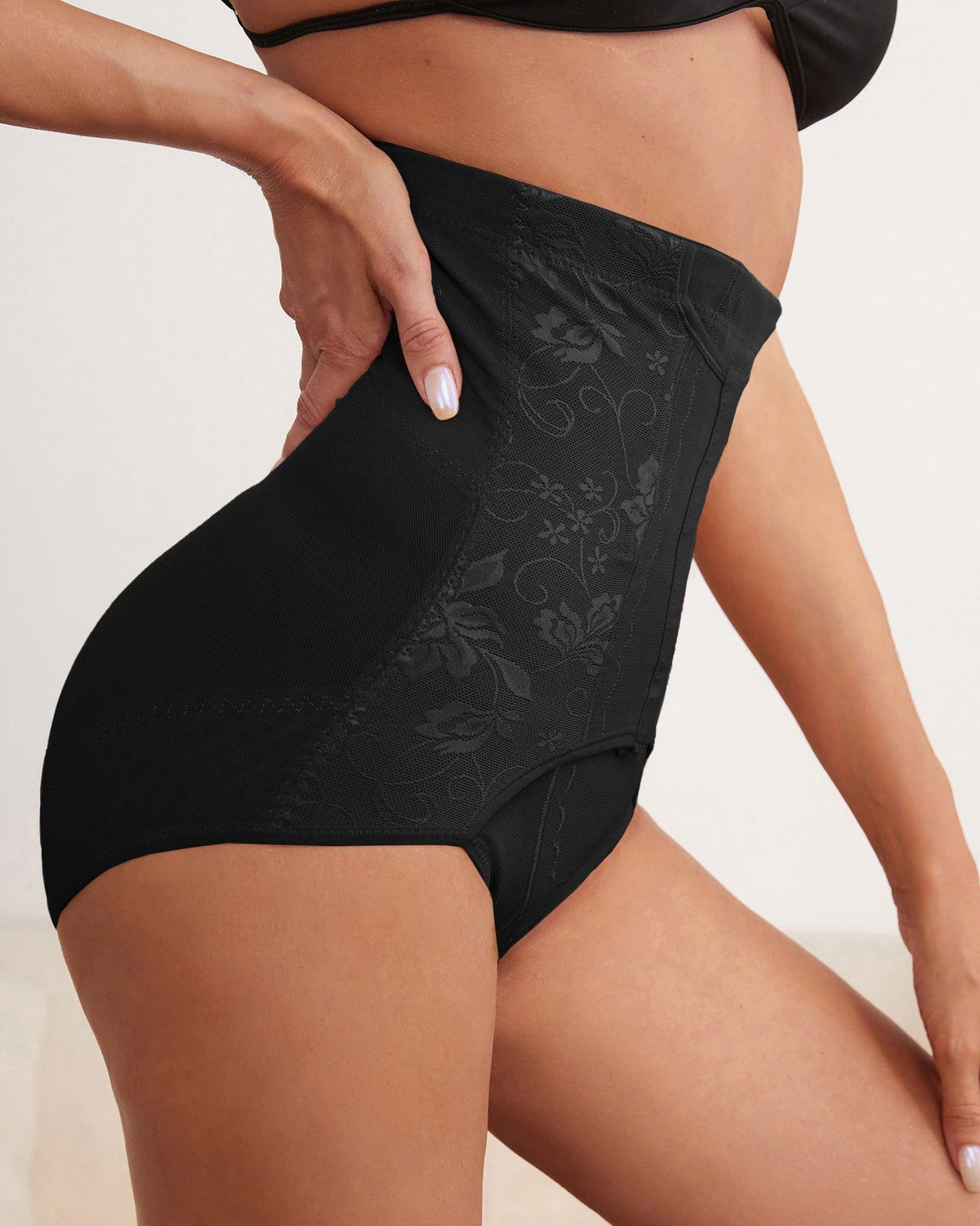 Buckle Front Slimming Underwear Body Shapewear Women High Waist Tummy Control Butt Lift Panties