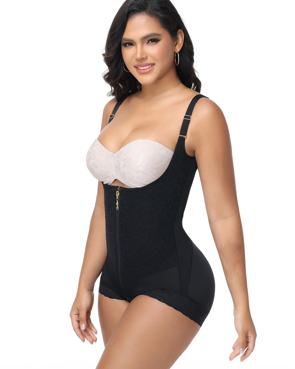 Shapshe® Fajas Colombianas Lace Front Open Bust Body Shaper (Pre-Sale)