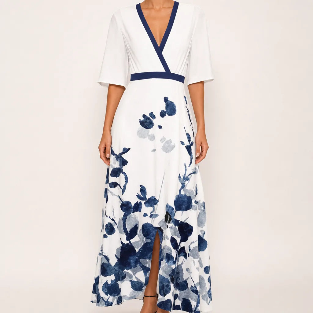 Bianca Floral Wrap Maxi Dress