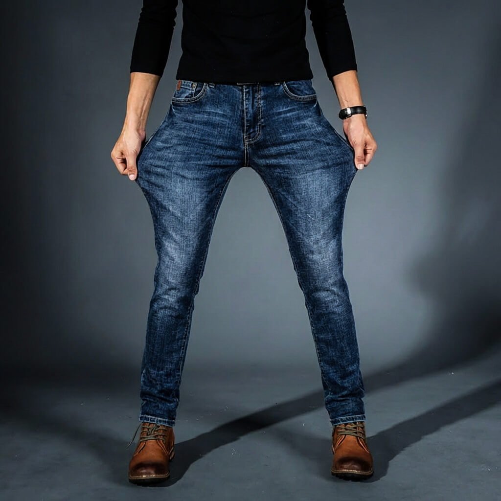 SuperStretch Organic Denim Jeans - By Qivii