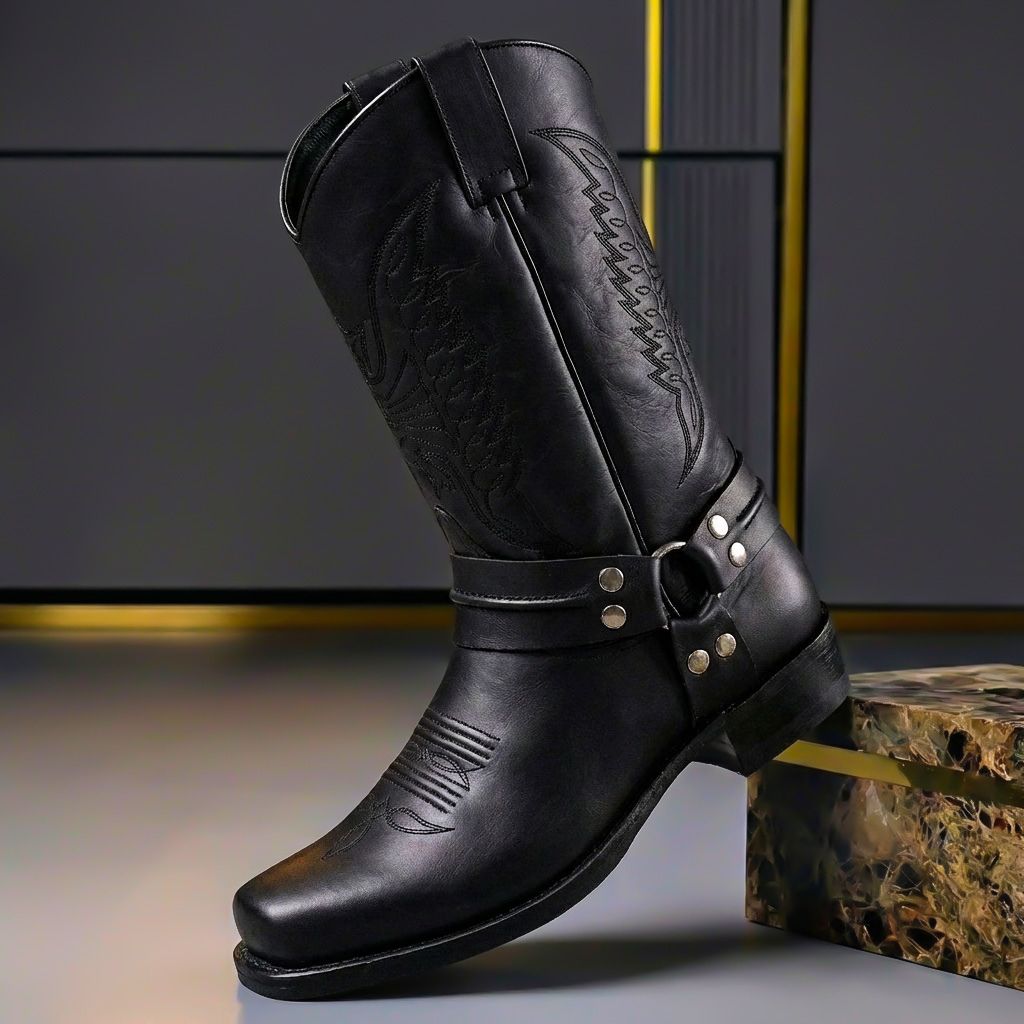 Gabriel Genuine Leather Boots - By Qivii