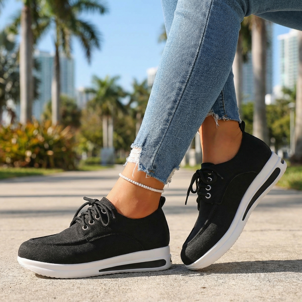 Hollie Lace-Up Loafers