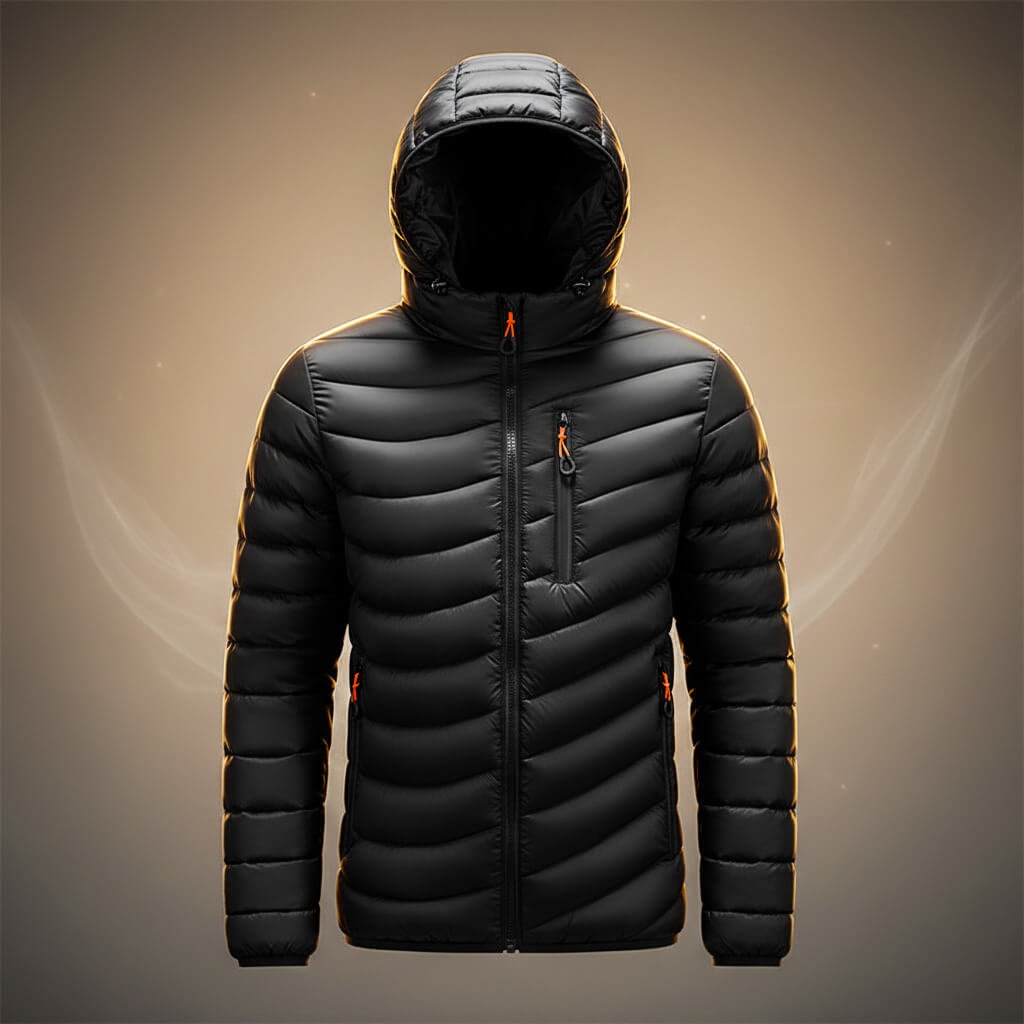 Eliot Quilted Hooded Jacket - By Qivii