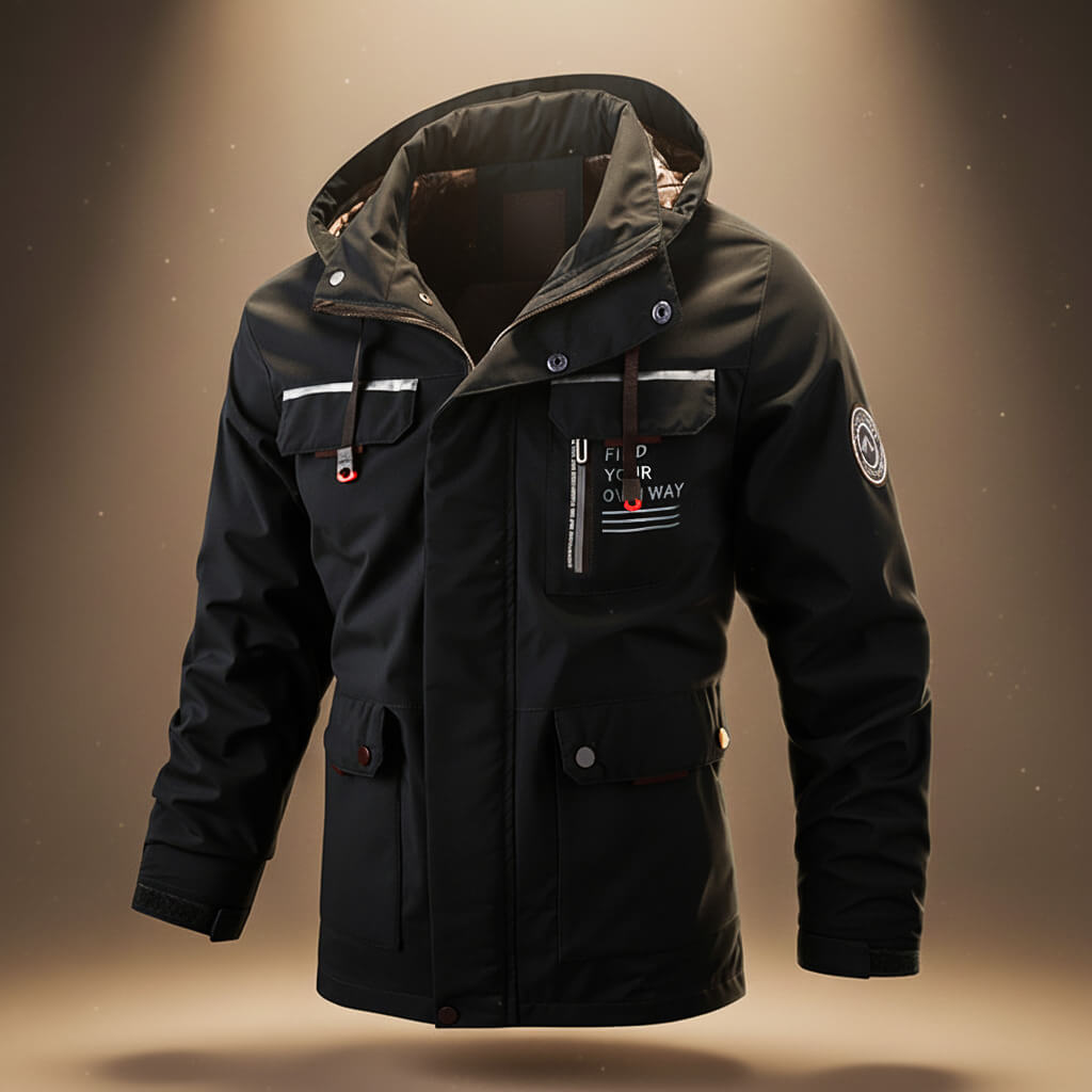Explorer Hooded Winter Jacket - By Qivii