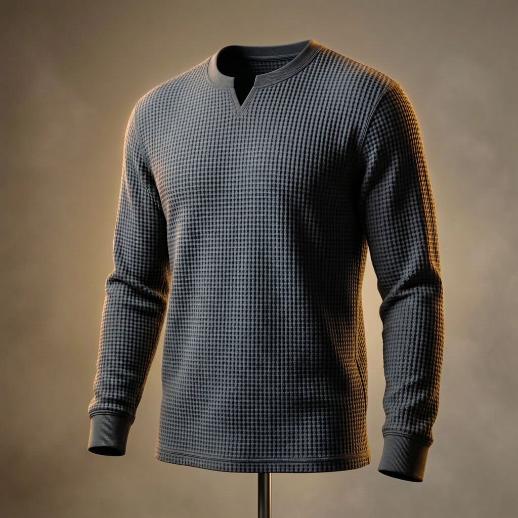 Whitaker Prestige Waffle Knit Shirt - By Qivii