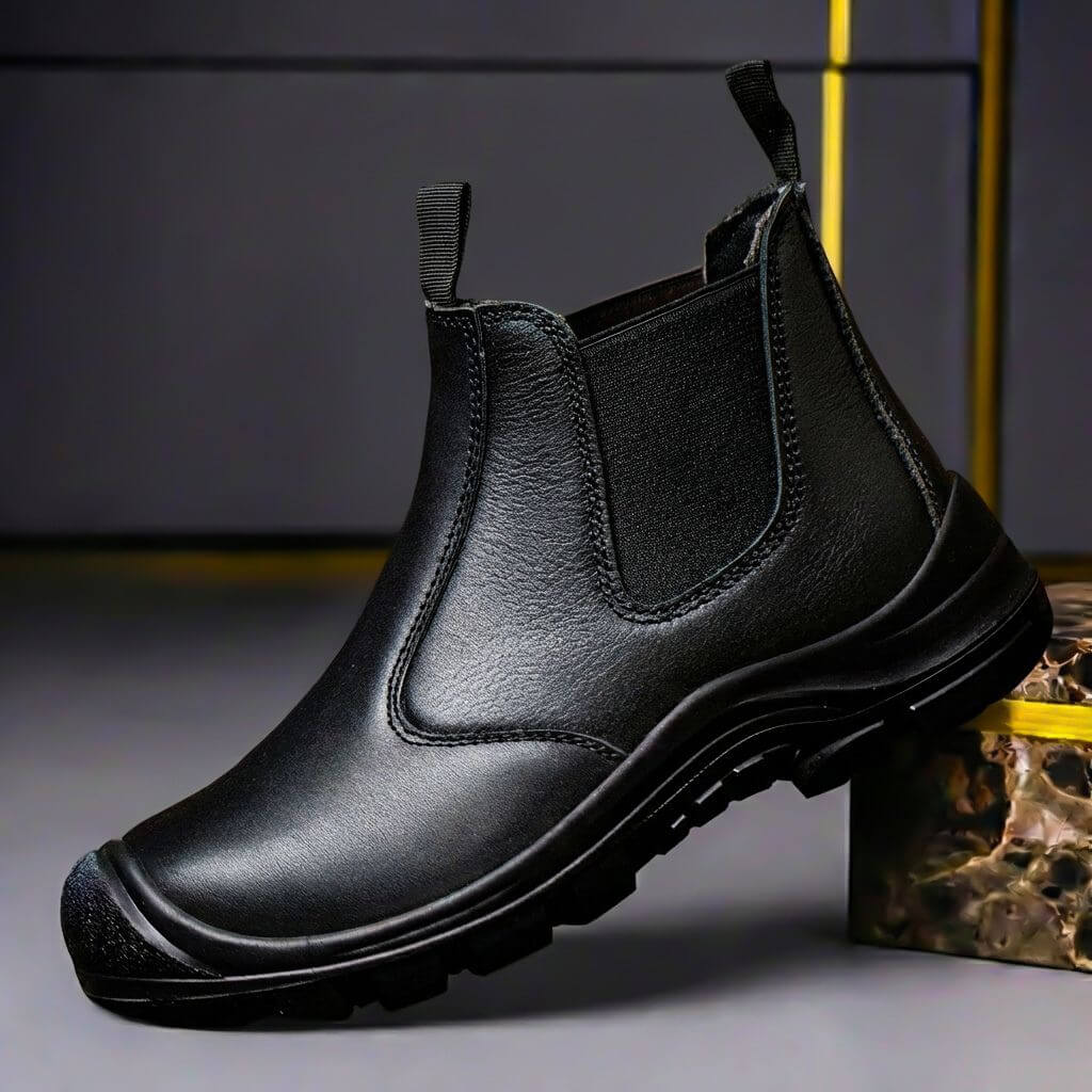 Colson Slip-On Leather Boots - By Qivii