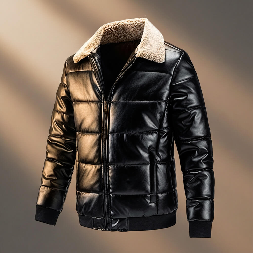 Parker Prestige Quilted Leather Jacket - By Qivii