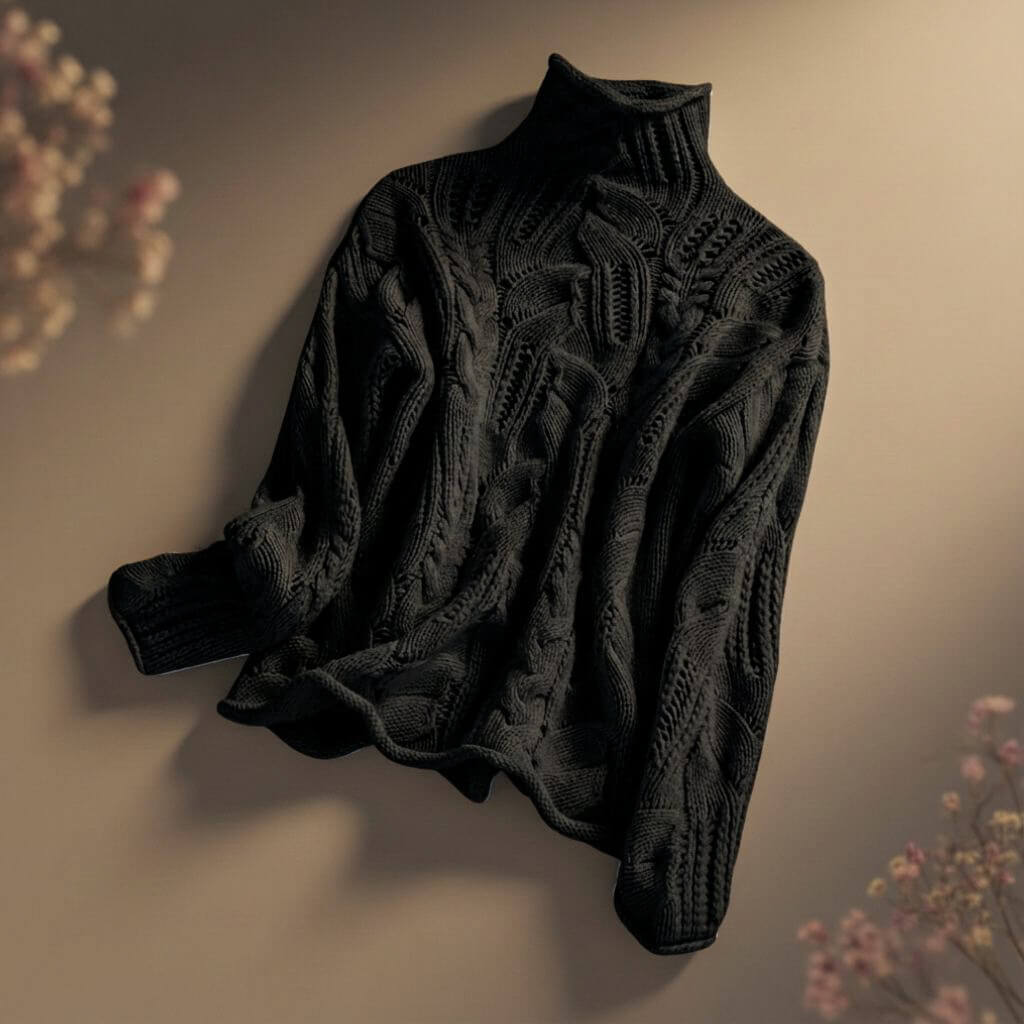 Nora Knit Merino Sweater - By Qivii