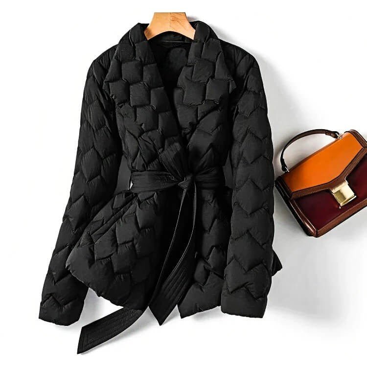 Isabella Quilted Down Coat - By Qivii