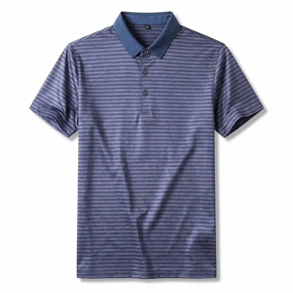 Thaddeus Striped Polo Shirt