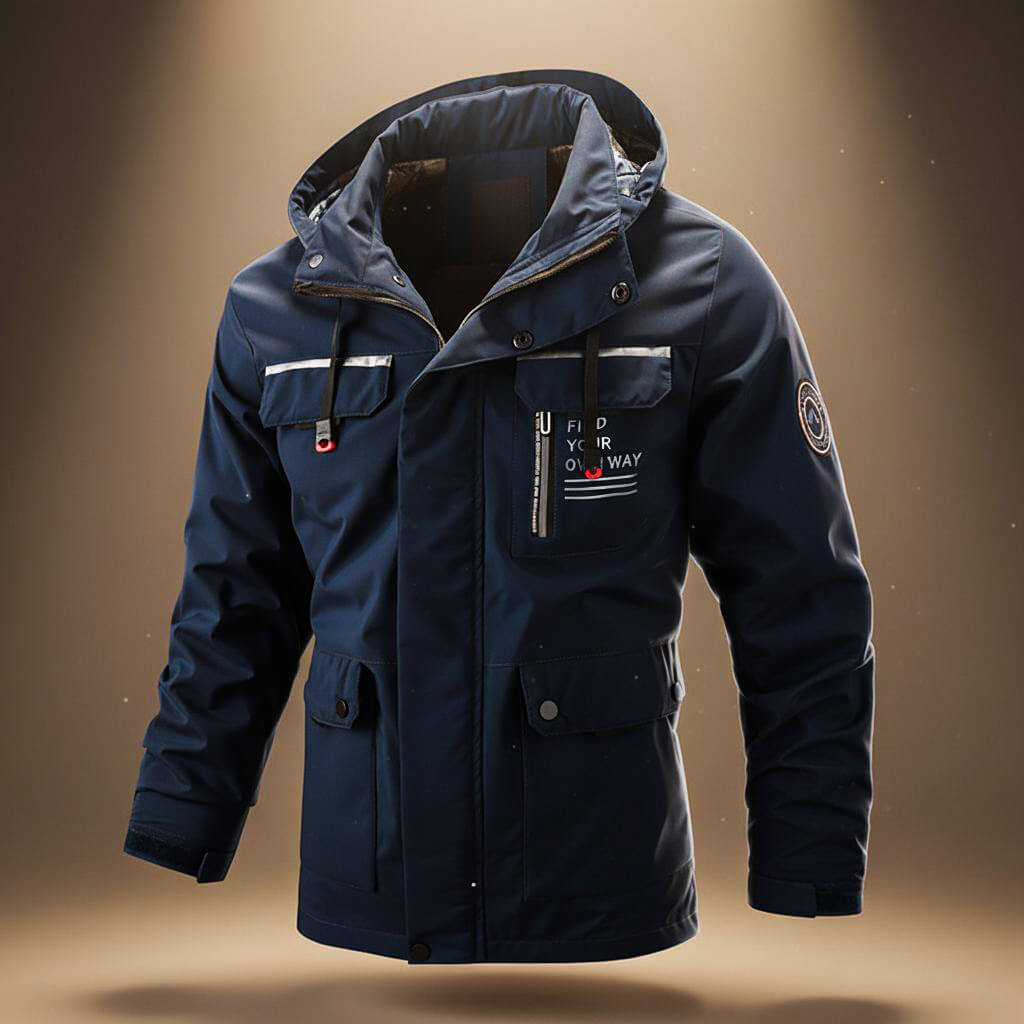 Explorer Hooded Winter Jacket - By Qivii