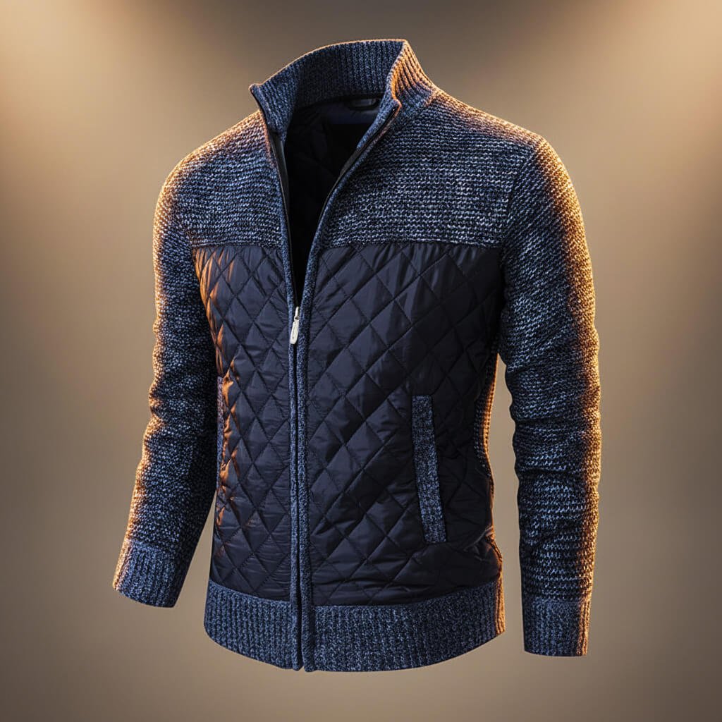 Anderson Quilted Chenille Jacket - By Qivii