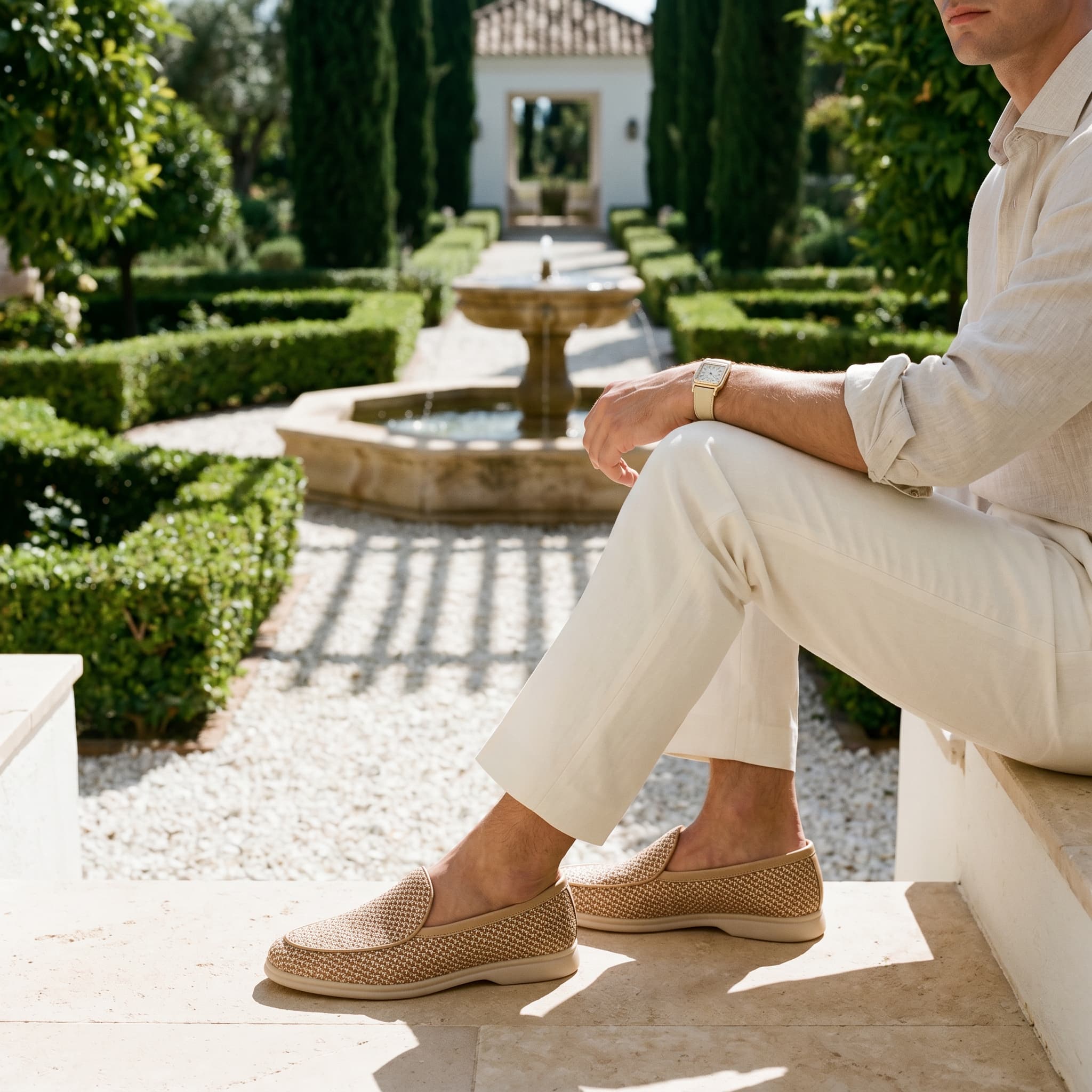 Bosa Woven Mesh Loafer