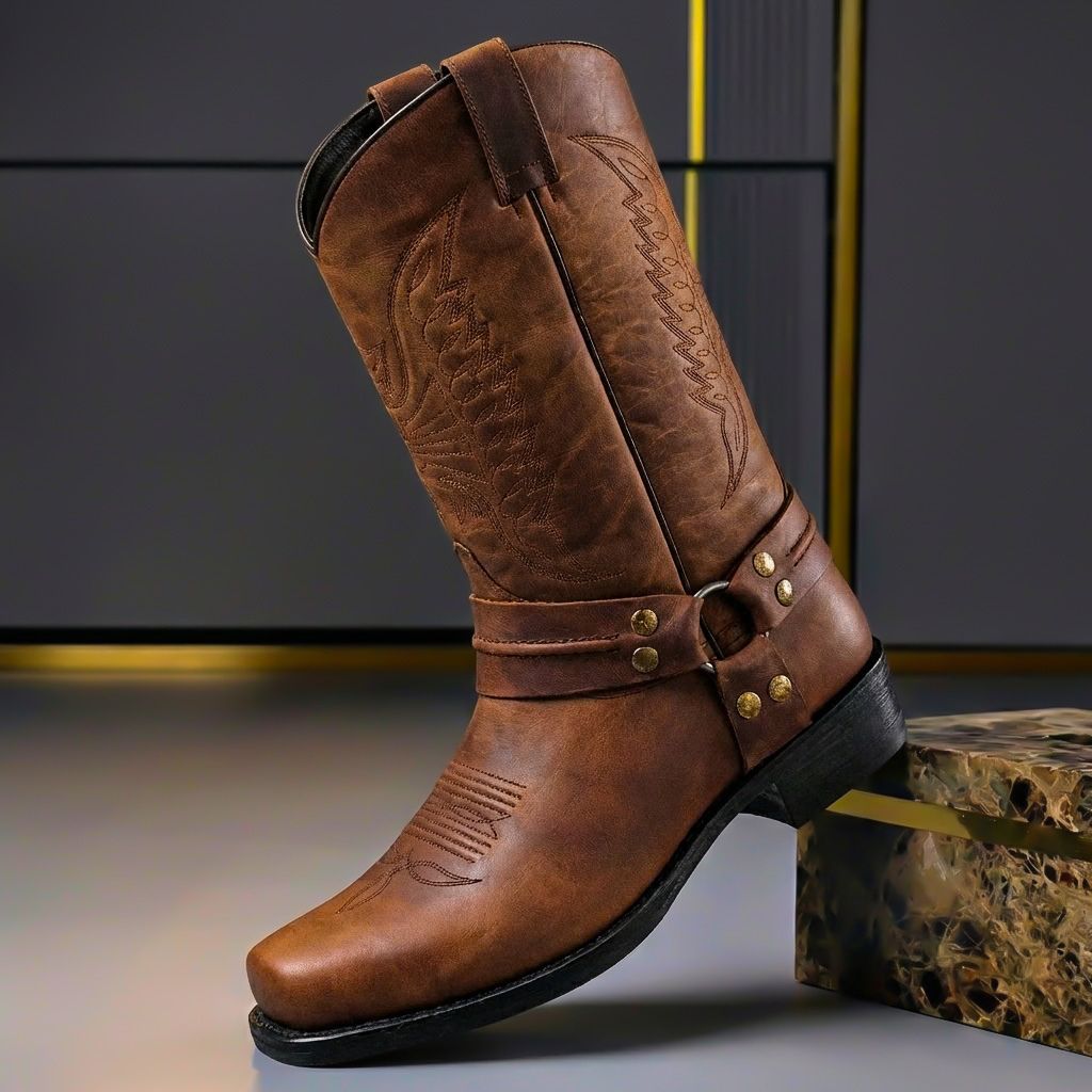 Gabriel Genuine Leather Boots - By Qivii