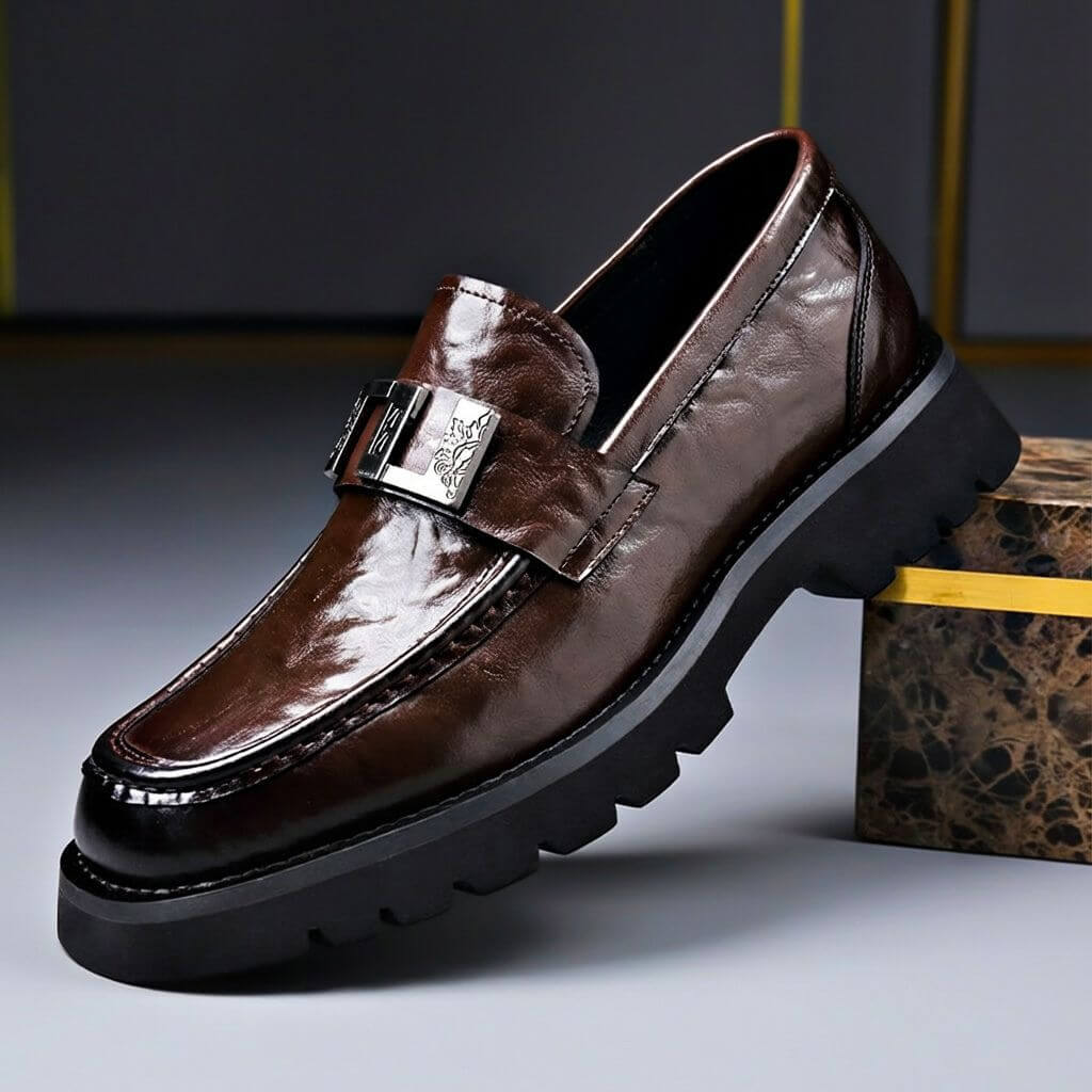 Vincent Genuine Leather Shoes - By Qivii