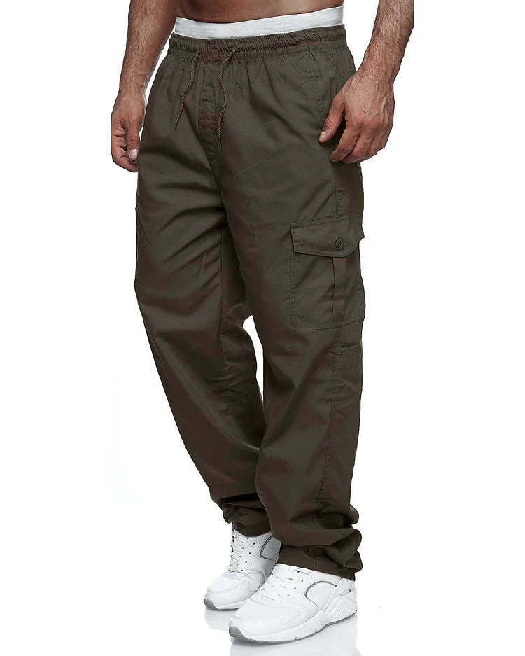 Alexander - Heren cargo broeken, casual fit - By Qivii