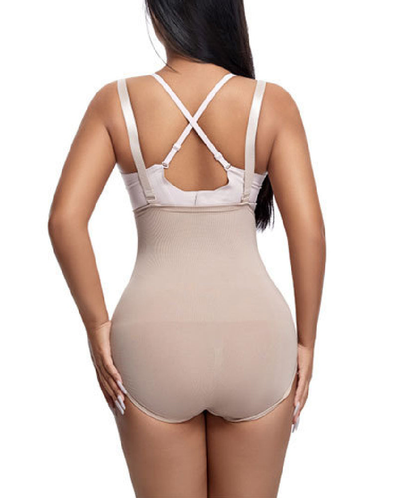 Women's Tummy Control Adjustable Buckle Front Open Bust Shapewear - By Qivii