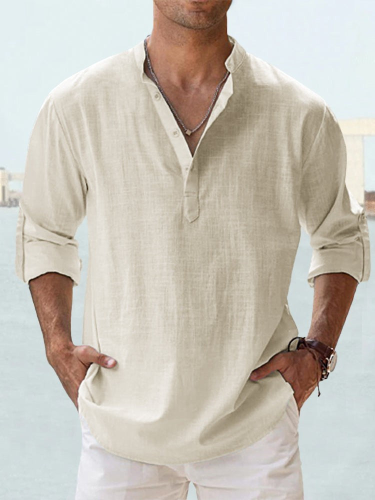 Adonis Linnen Shirt - By Qivii