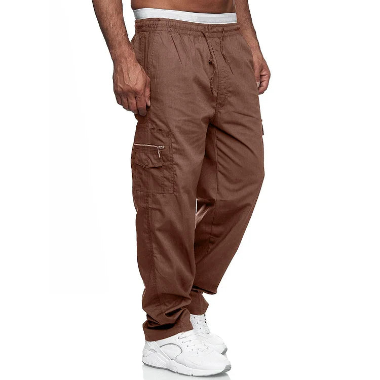 Alexander - Heren cargo broeken, casual fit - By Qivii