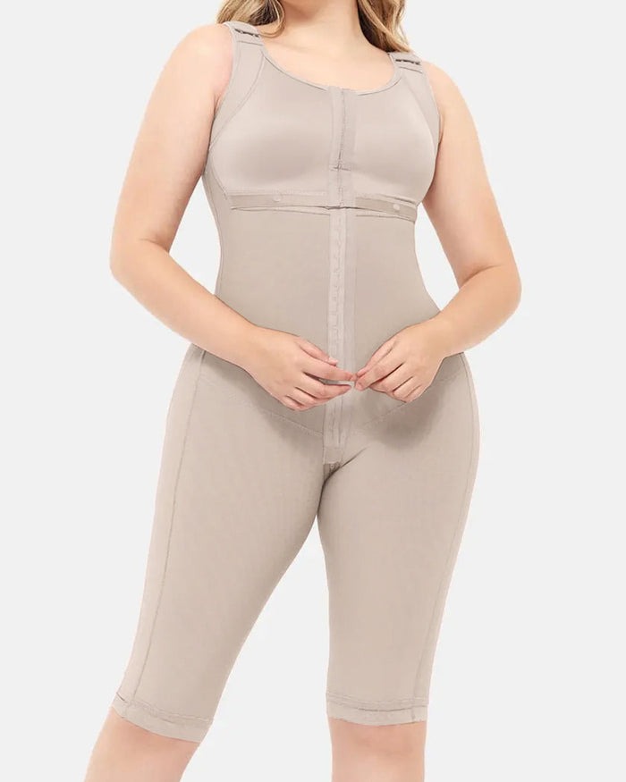 Shapshe® Double Compression Tummy Control Shapewear Faja With Bra - By Qivii