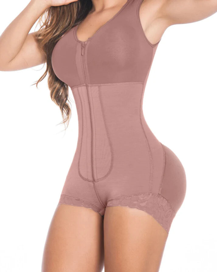 Shapshe® Women's Full Body Shapewear PostpartumTummy Control Shaper Slimming Fajas With Zipper