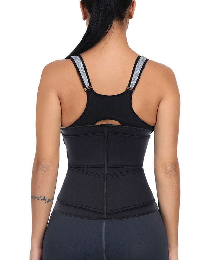 Neoprene Sweat Waist Trainer Corset Trimmer Shaper Belt for Women - By Qivii