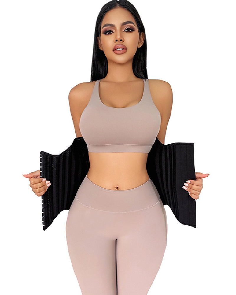 Latex Waist Trainer 25 Steel Bone Binders Corset Fajas Colombian Slimming Belt - By Qivii