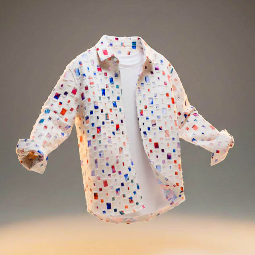 Mosaico Vero Button Down Shirt - By Qivii