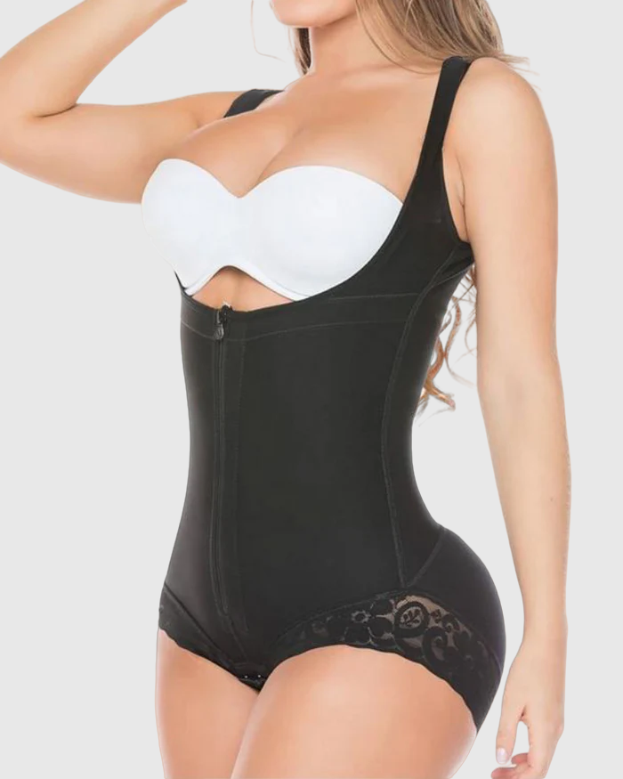 Shapshe® High Back Thick Straps Body Shaper compression Panty- High Compression Line - By Qivii