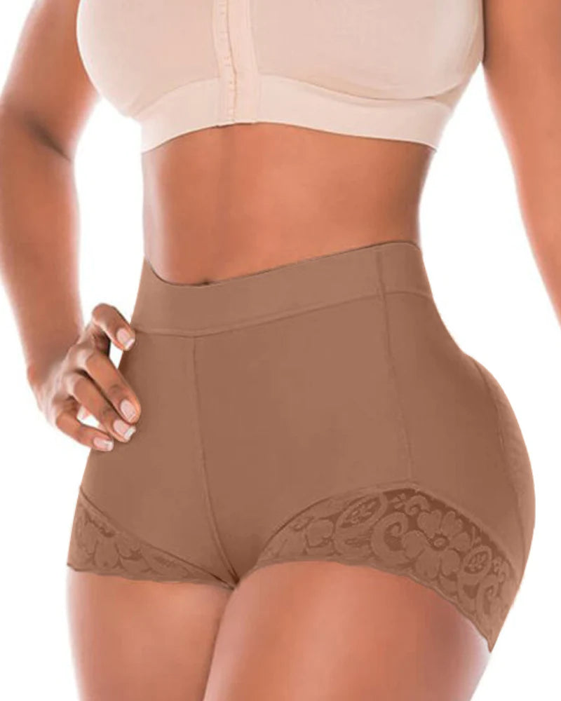 Shapshe® High Waist Women Hip Enhancer Tummy Control Lace Body Shaper Shorts