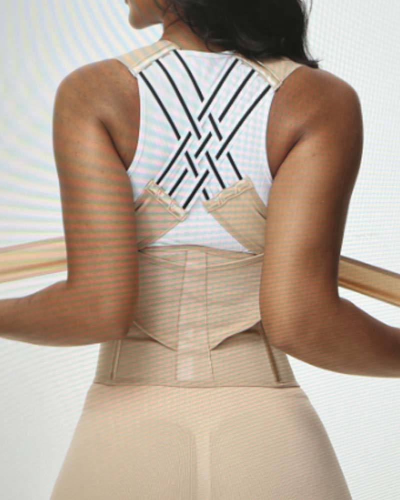Shapshe® Back Brace Posture Corrective Vest Waisttrainer - By Qivii