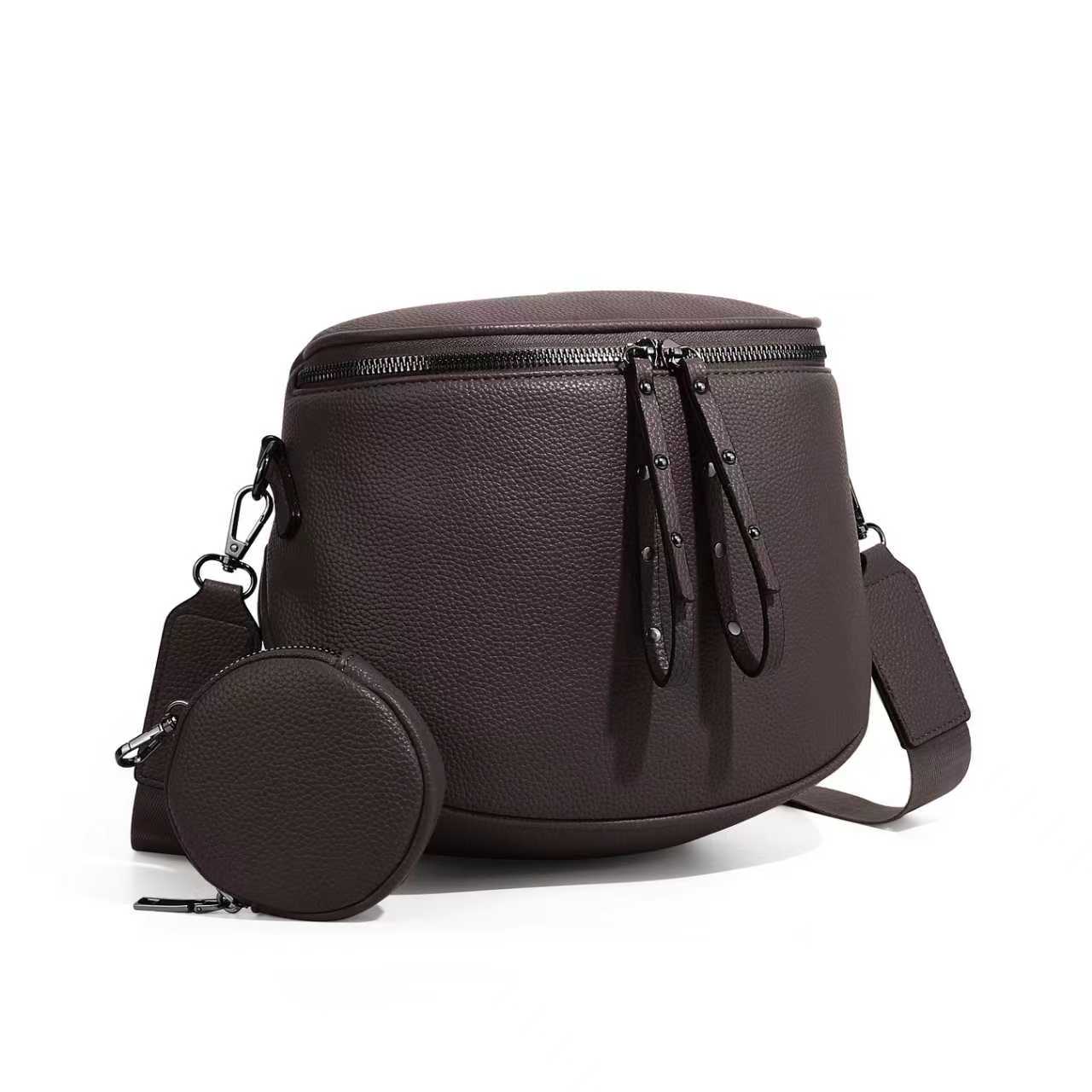 Ounamei Large Crossbody Bag for Women | Multi-Style Bag with Coin Pouch for Travel & Daily Use