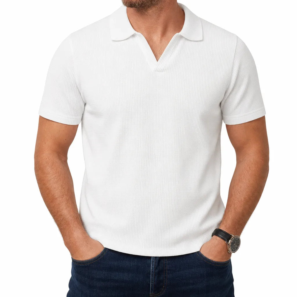 Clancy | Mens Fall Knit Polo Shirt