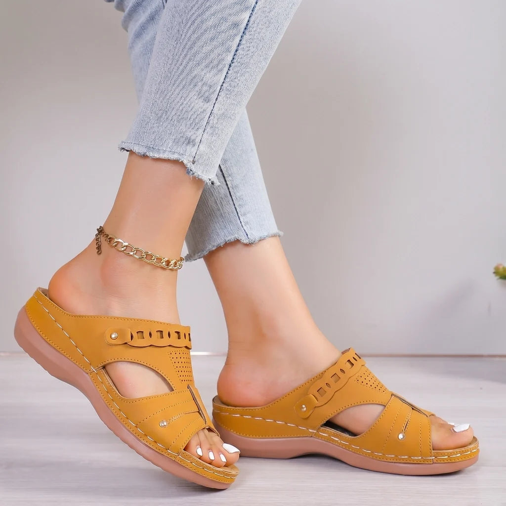 Cleo Platform Wedge Sandals