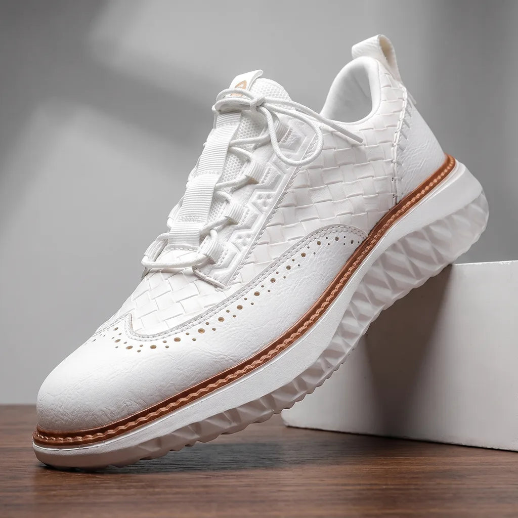 Cleveland | Men's Woven Sneakers - By Qivii