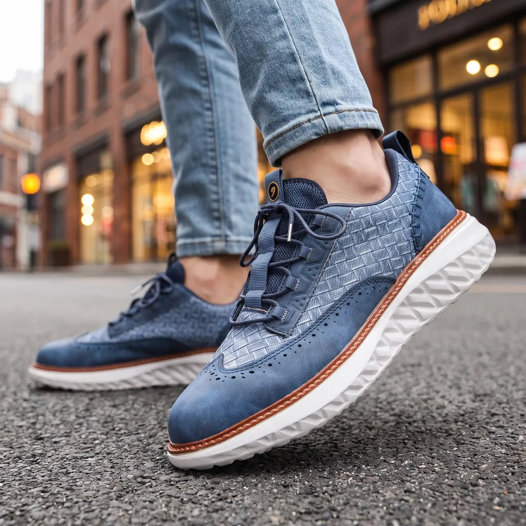 Cleveland | Men's Woven Sneakers - By Qivii