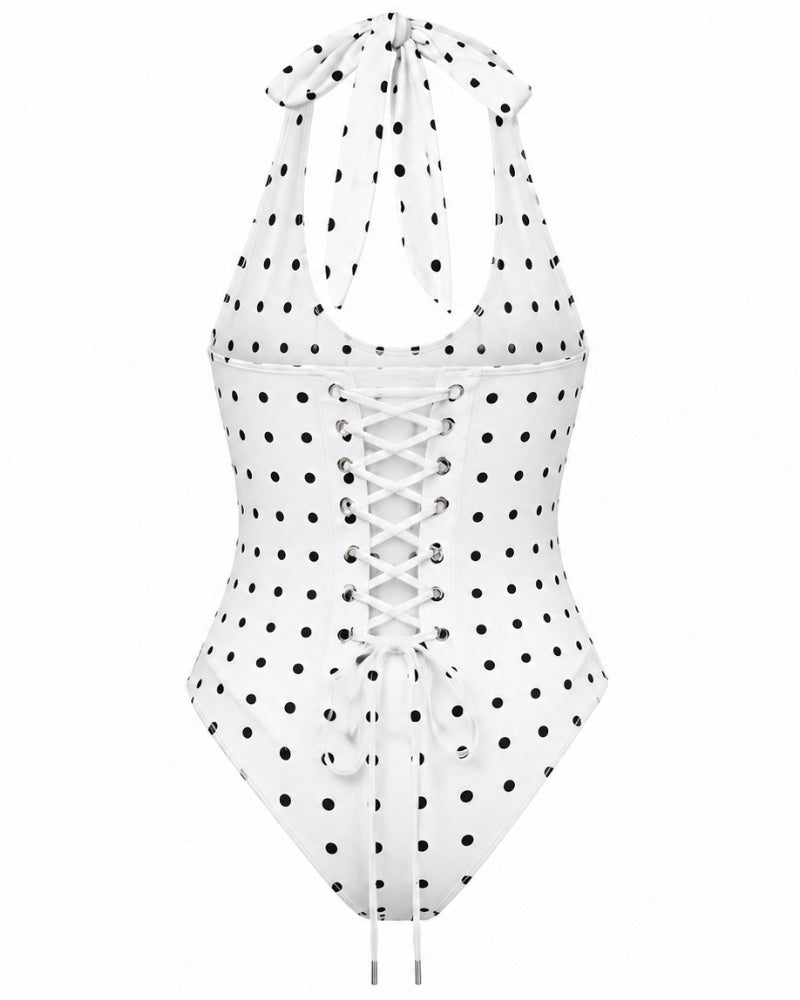 Hourglass Corset Body Shaper Waist Cincher Swimsuit Two-Piece Set - By Qivii