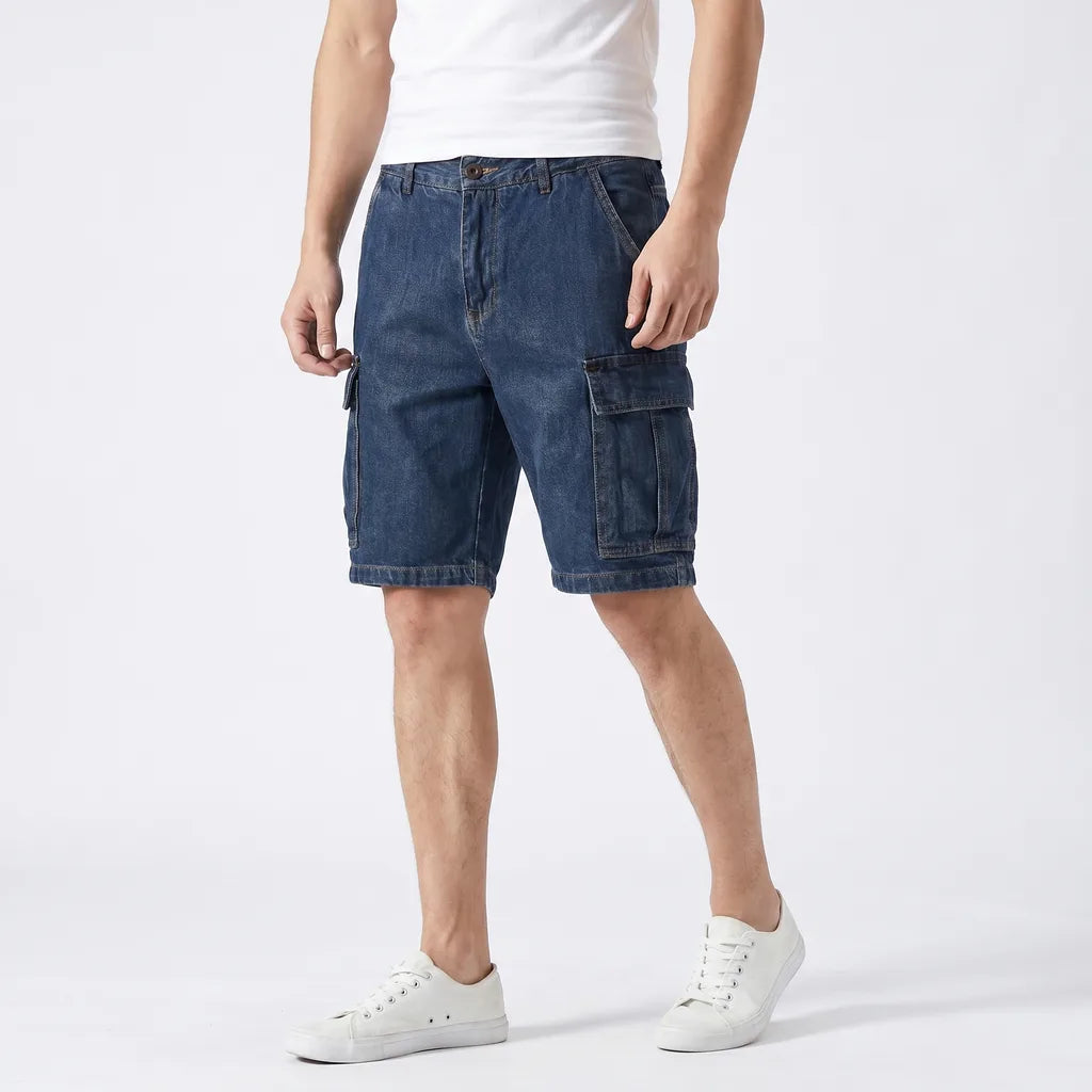 Conway Multi-Pocket Denim Shorts