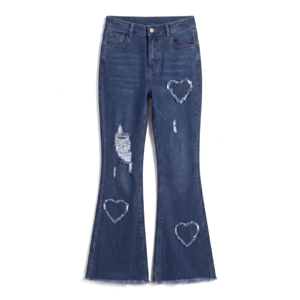 Courtney | Womens High Waisted Flare Jeans