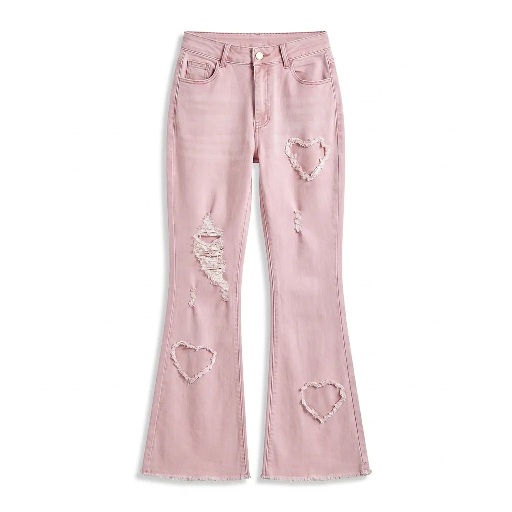 Courtney | Womens High Waisted Flare Jeans