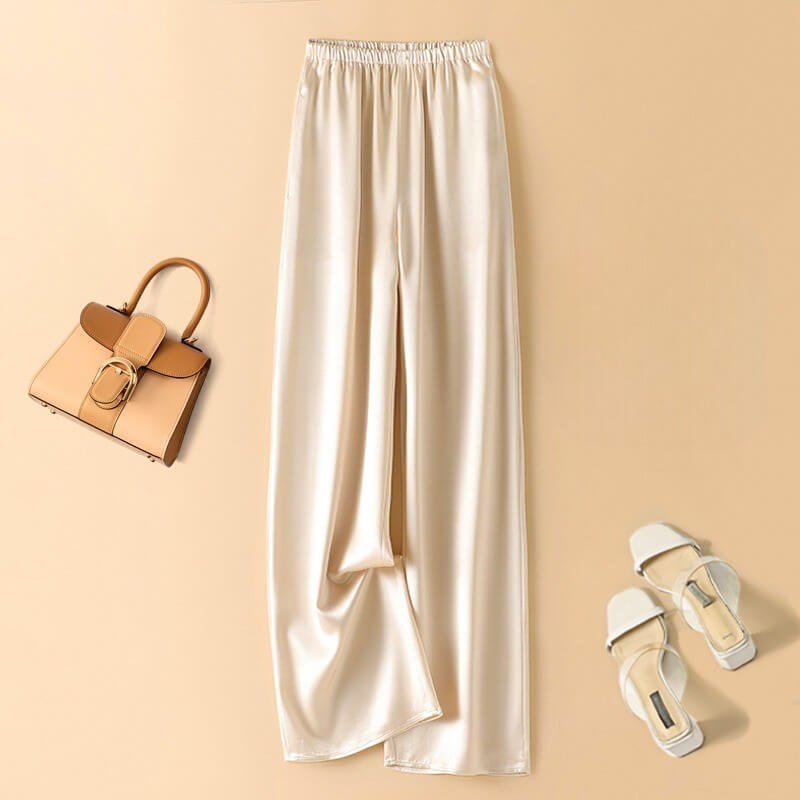 Luna Serena Satin Pants - By Qivii